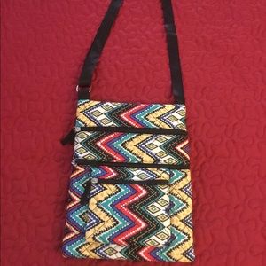 Multi-colored Cross Body Bag